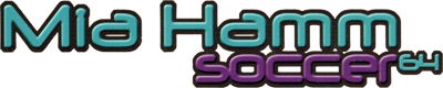 Mia Hamm Soccer 64 logo for Nintendo 64